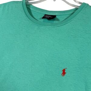 Polo by Ralph Lauren Mens Green Short Sleeve T-Shirt Casual